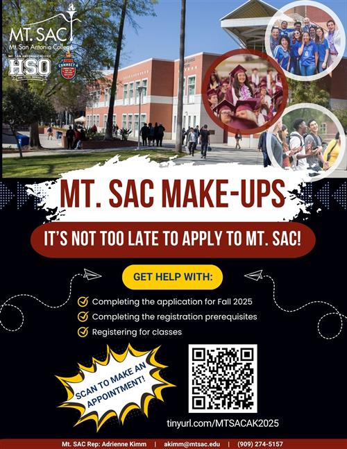MT SAC MAKEUPS